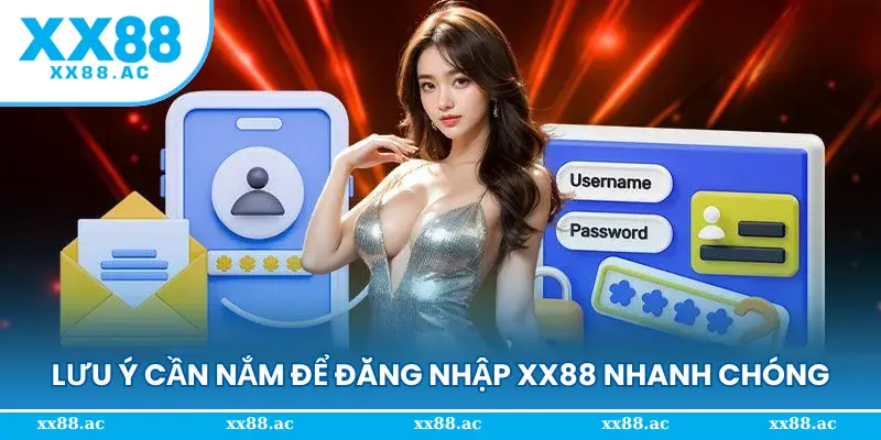 Lưu ý cần nắm để đăng nhập XX88 nhanh chóng